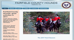 Desktop Screenshot of fairfieldcountyhounds.com