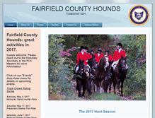 Tablet Screenshot of fairfieldcountyhounds.com